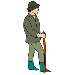 The man with the stick 2