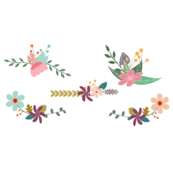 Vintage Floral Elements