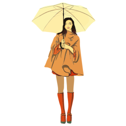 Woman With Umbrella