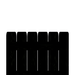 WoodenFenceSillhouette