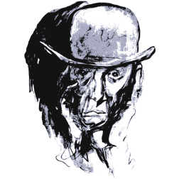 Man in darkness