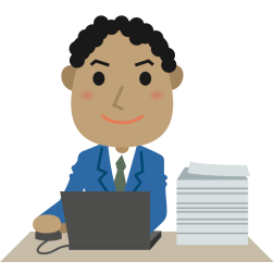 African Male Office Worker