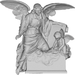 Angel And Cherub 3D Statue
