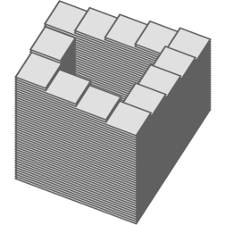 Animated Impossible Stairs 3D