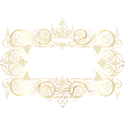 Decorative Antique Frame 195 Gold