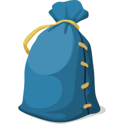 Bag In Blue Color