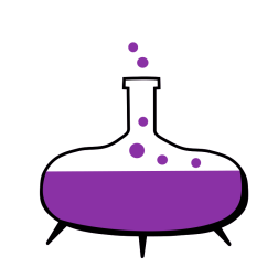 Beaker purple