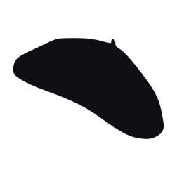 Beret silhouette