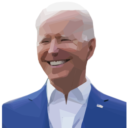 Biden smiling
