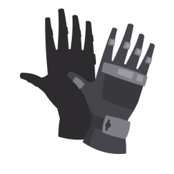 Black gloves