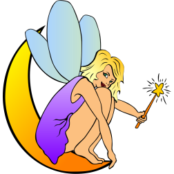 Blonde fairy
