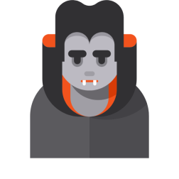Blood-thirsty vampire