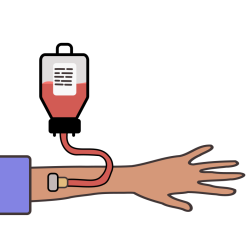Blood Donation Cartoon Illustration