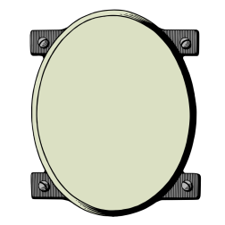 Round mirror