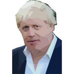 Boris Johnson realistic portrait