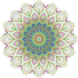 Fractal kaleidoscope art
