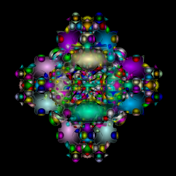 Unclear fractal art