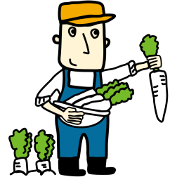 Farmer Radish Man