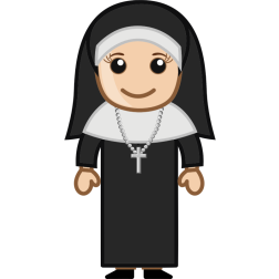 Cartoon Nun