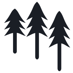 Simple pine trees