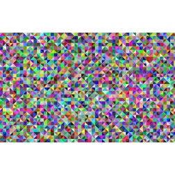Colorful Triangular Geometric Pattern