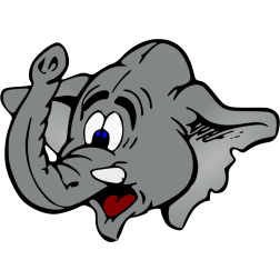 Elephant from a comic book