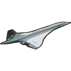 Concorde aeroplane