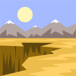Desert and mountains