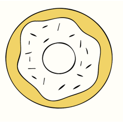 Topping doughnuts