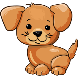 Cartoon image of a puppy