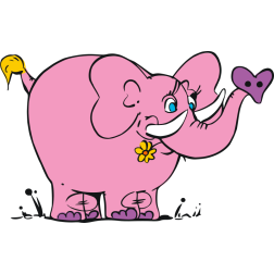 Big pink elephant