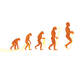 Rope jumping evolution