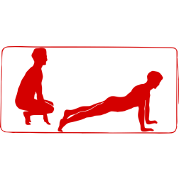 Exercise silhouette