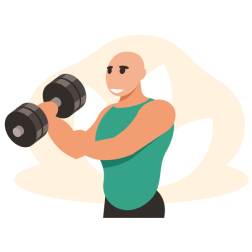 Man exercising in the gym-1756572467