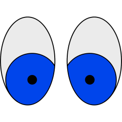 Shocked eyes