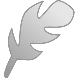 Greyscale feather