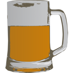 Flat Beer Mug