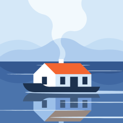 Floating house