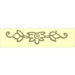 Vintage Floral Flourish Decoration British Library