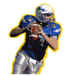 American football player