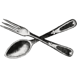 Crossed Fork and Spoon