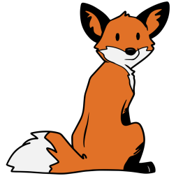 Cute cartoon fox