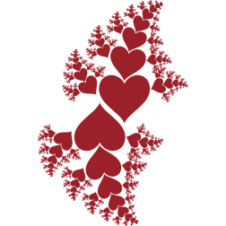 Fractal hearts
