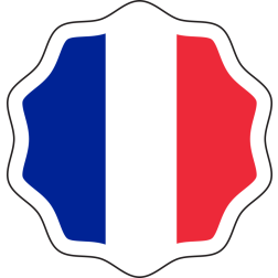 French flag sticker