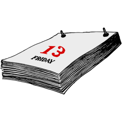 Friday the 13th Calendar