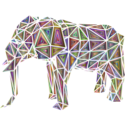 Geometric Elephant Chromatic Pattern