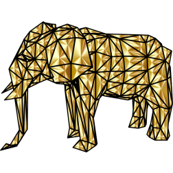 Elephant Gold Pattern