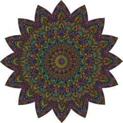 Geometric mandala polyprismatic