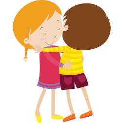 Girl And Boy Hugging