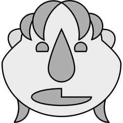 Funny-shaped head